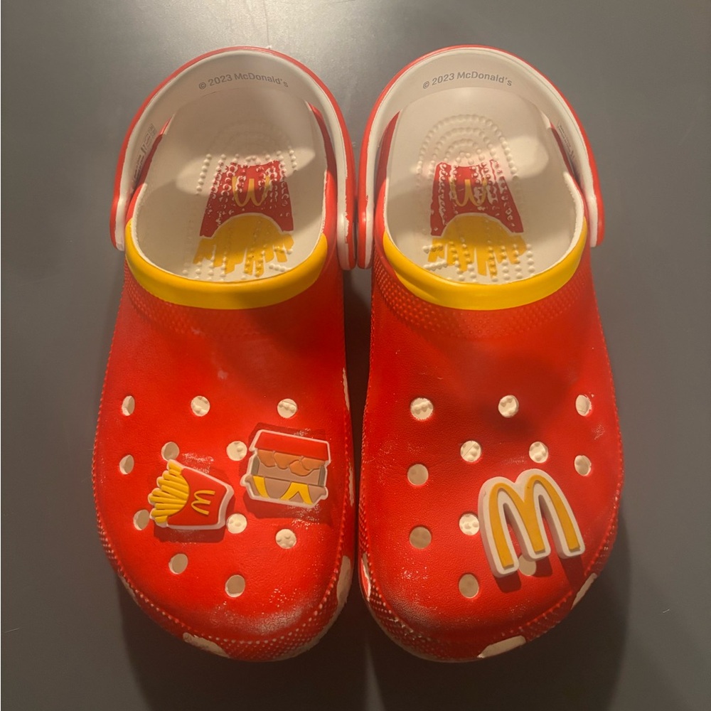 McDonald's Crocs, 7M, 9W